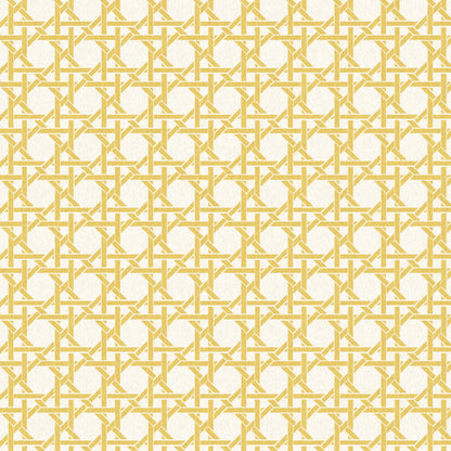 Rattan Golden Yellow Wallpaper
