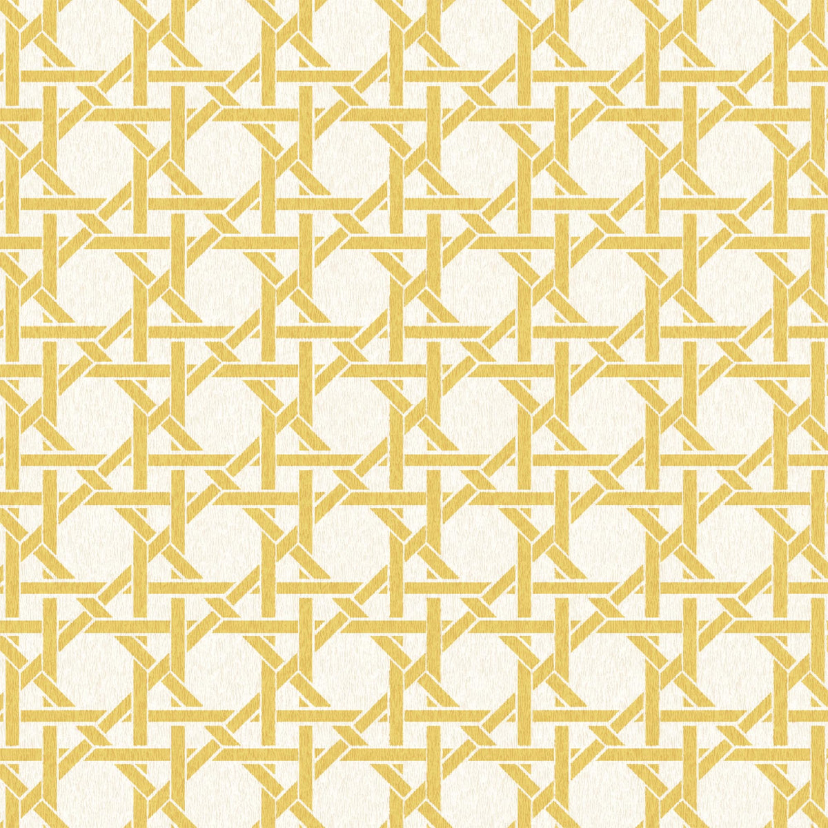 Rattan Golden Yellow Wallpaper