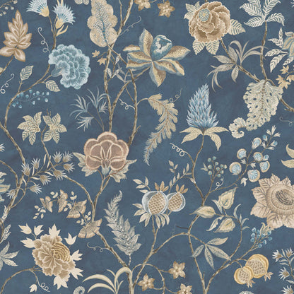 Pedana Indigo Blue Wallpaper