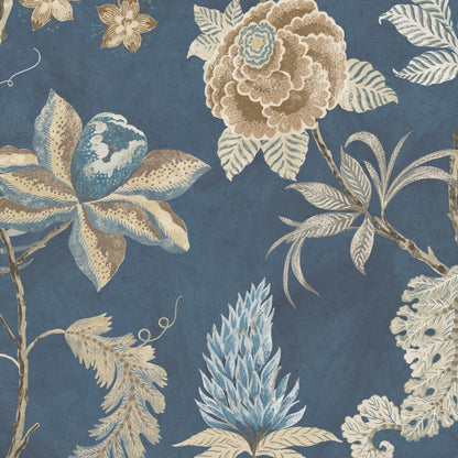 Pedana Indigo Blue Wallpaper