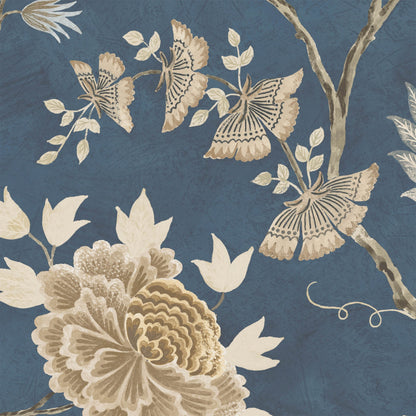 Pedana Indigo Blue Wallpaper