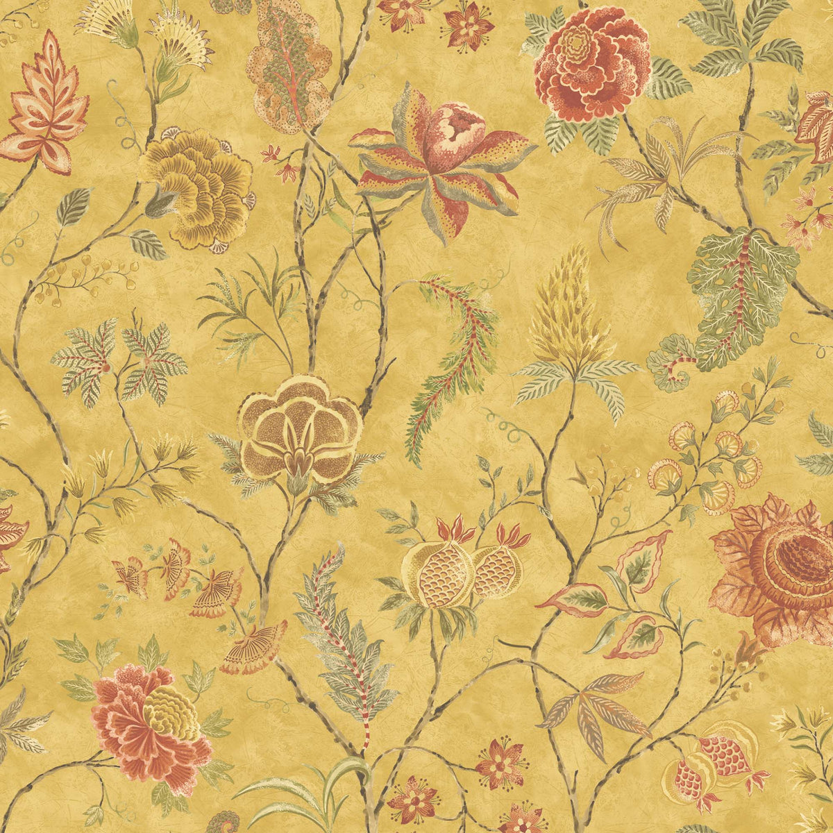 Pedana Saffron Yellow Wallpaper