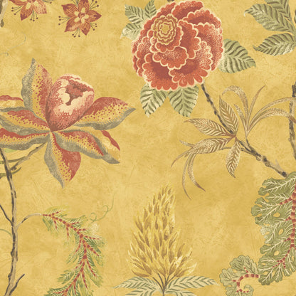 Pedana Saffron Yellow Wallpaper