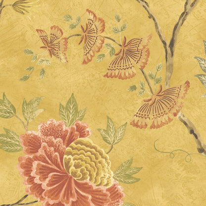Pedana Saffron Yellow Wallpaper