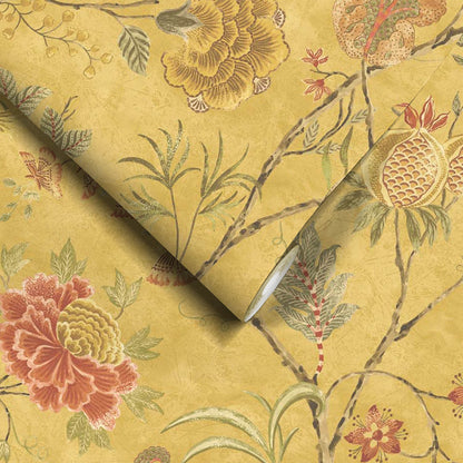 Pedana Saffron Yellow Wallpaper