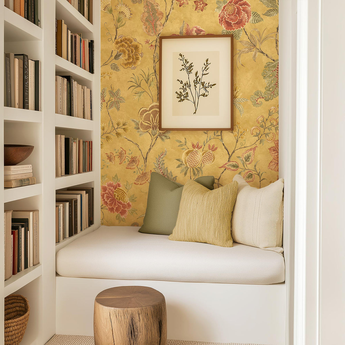 Pedana Saffron Yellow Wallpaper