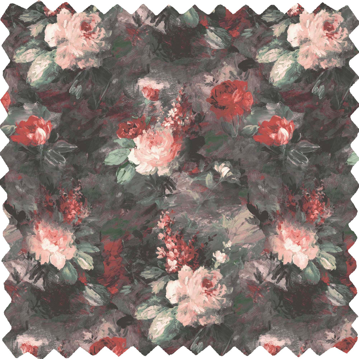 Ditsy Ava Marika Blush/Rouge Velvet Fabric