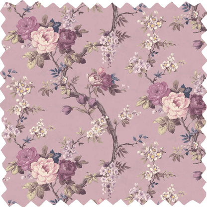 Ditsy Floral Smokey Heather Velvet Fabric