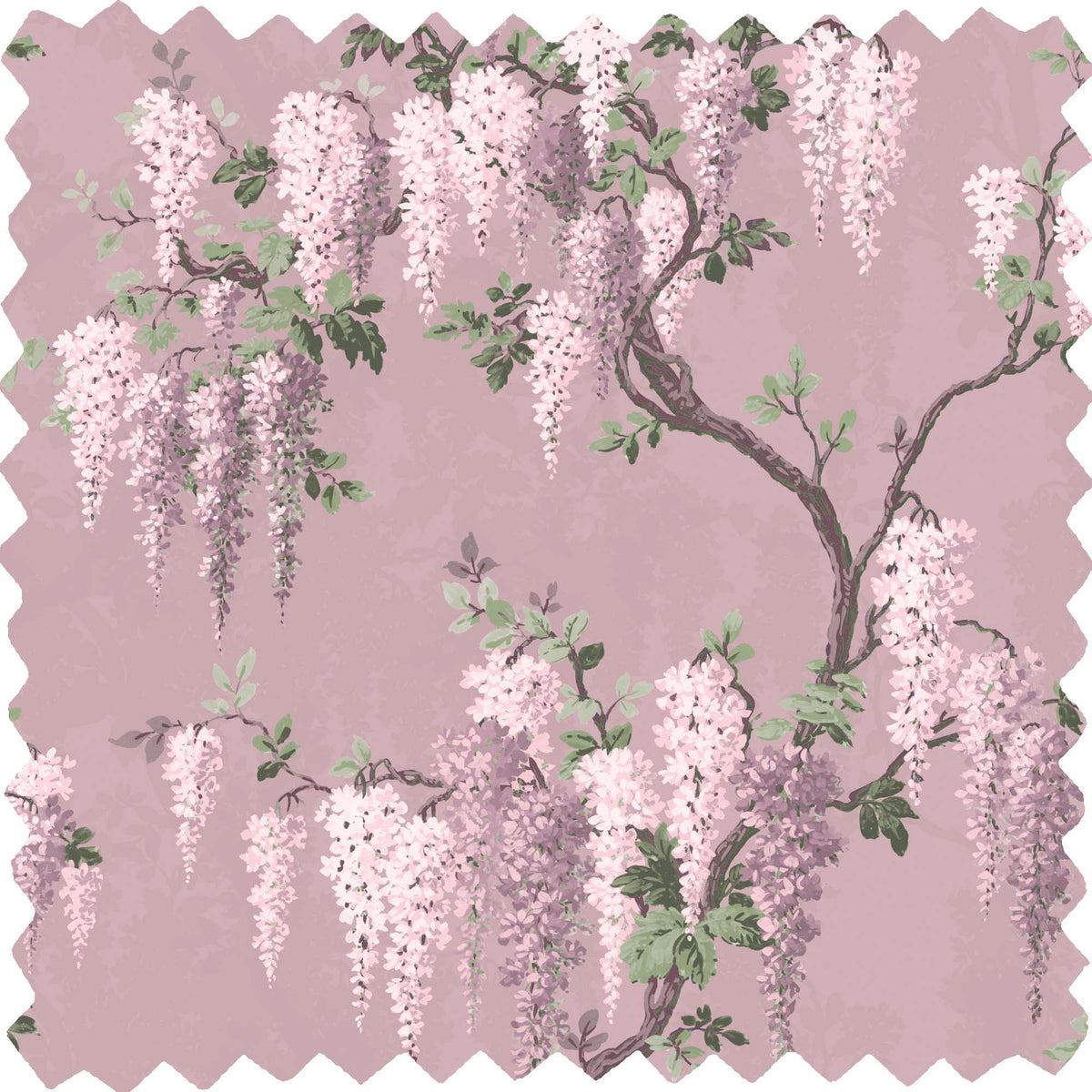Wisteria Deep Lavender Linen Fabric