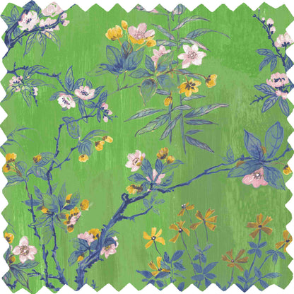Rivington Lush Green Velvet Fabric
