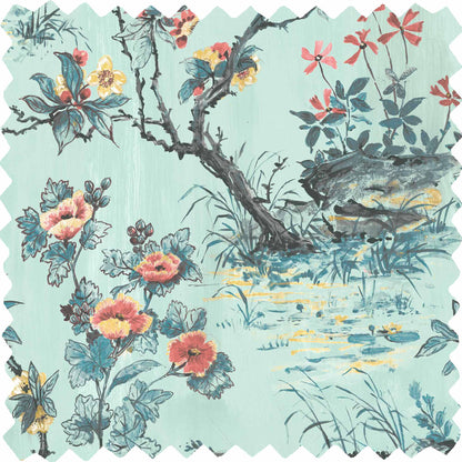 Rivington Neo Mint Velvet Fabric