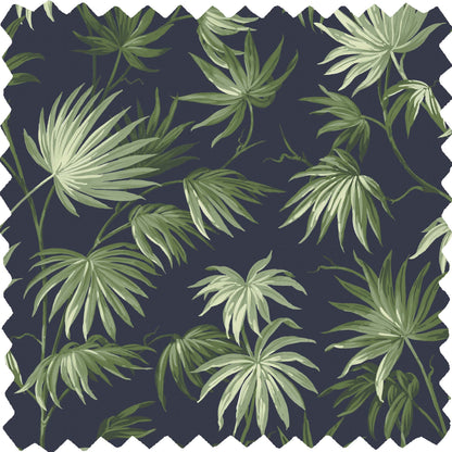 Va Va Frome Noir Green Velvet Fabric