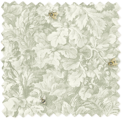Busy Bee Bracken Linen Fabric