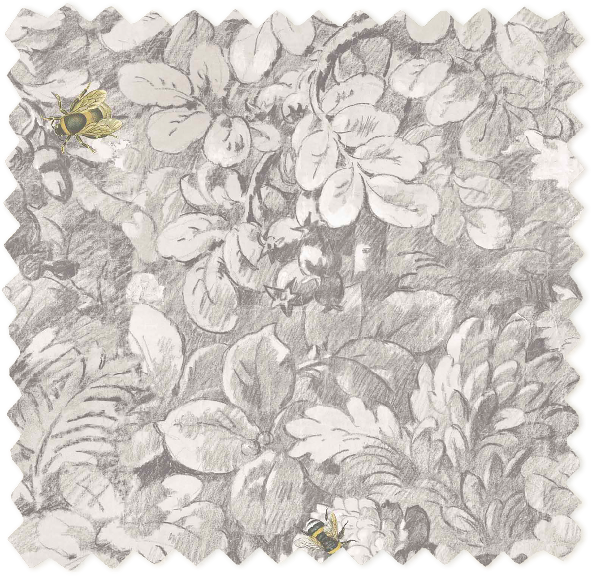 Busy Bee Velvet Fabric