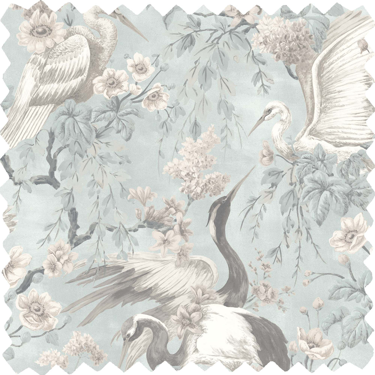 Maurice Duck Egg Blue Linen Fabric