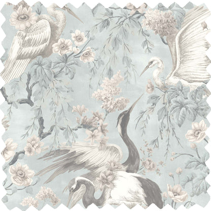 Maurice Duck Egg Blue Linen Fabric