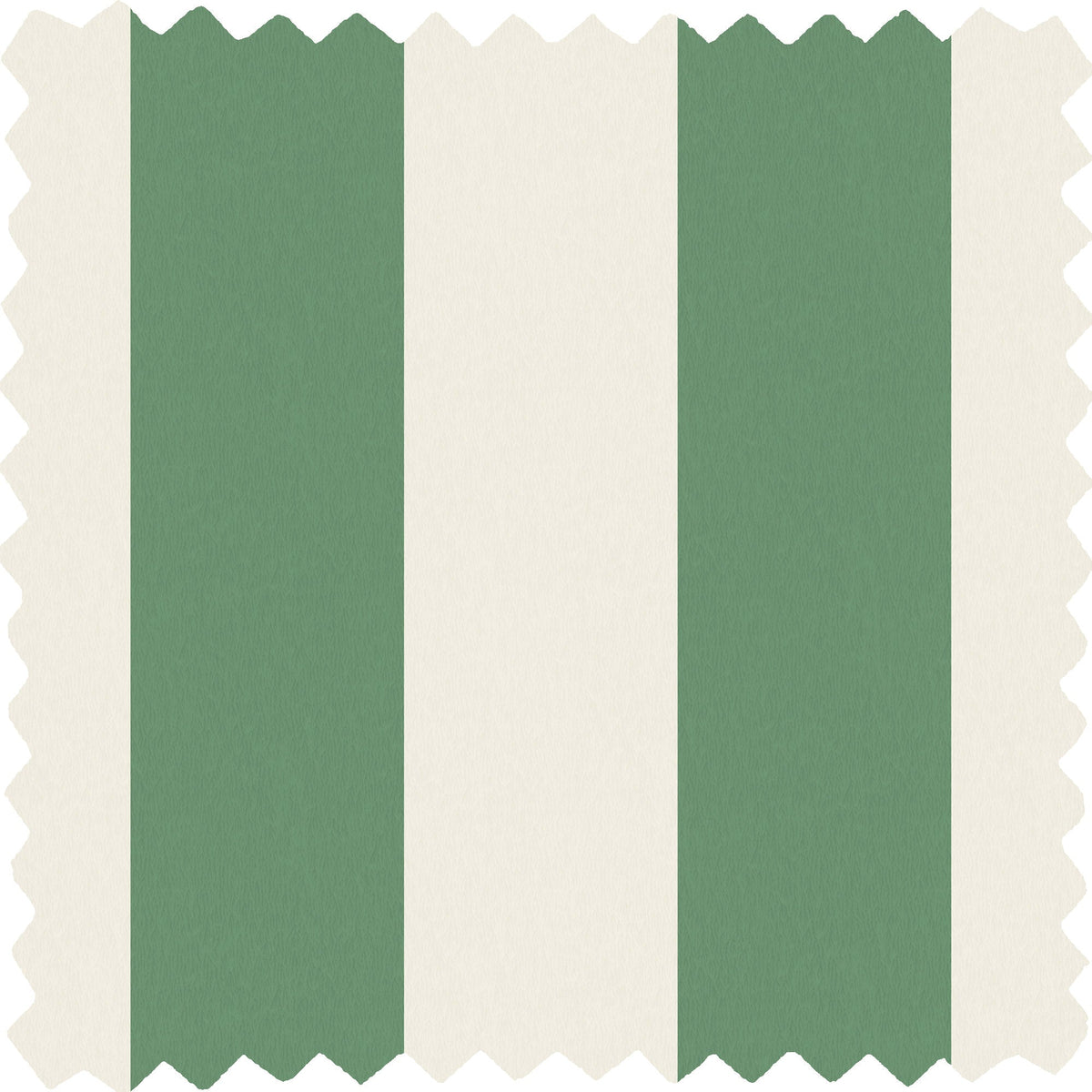 Awning Stripe Green/Magnolia Linen Fabric