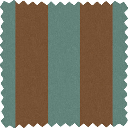 Awning Stripe Jade Linen Fabric