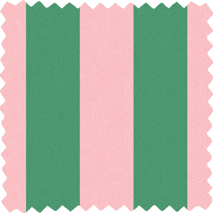 Awning Stripe Watermelon Linen Fabric