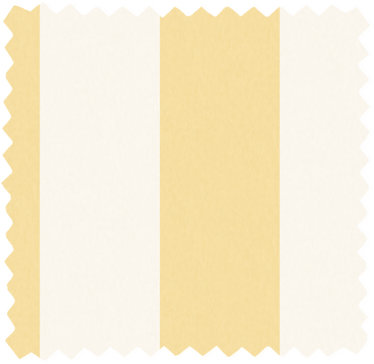 Awning Stripe Mellow Yellow Linen Fabric