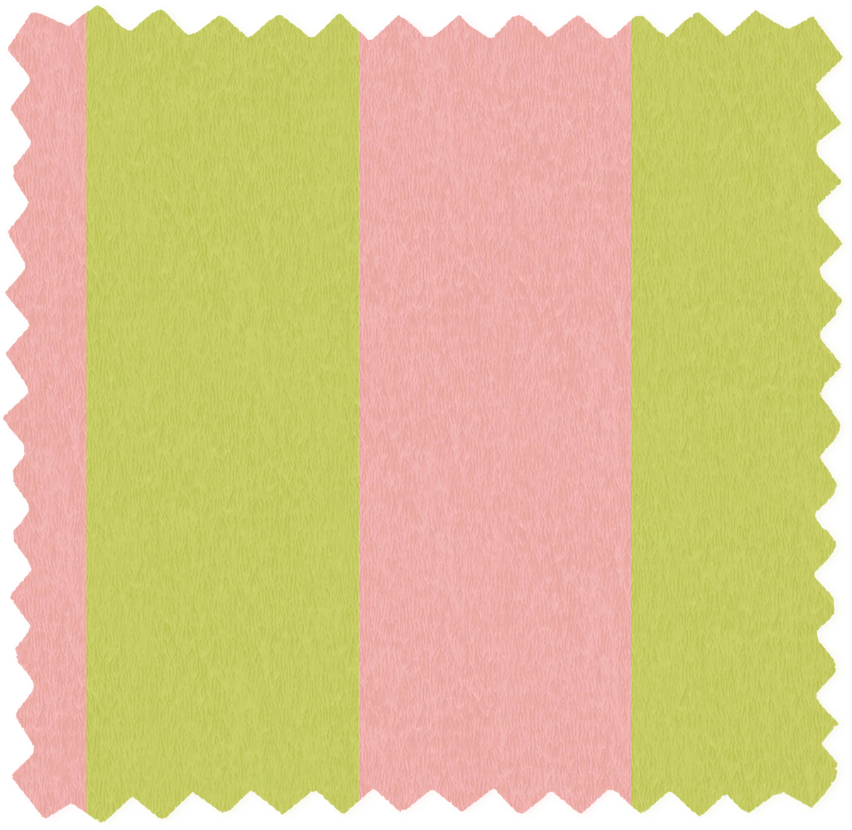 Awning Stripe Lime Rose Linen Fabric