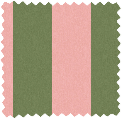 Awning Stripe Pickle Pink Linen Fabric