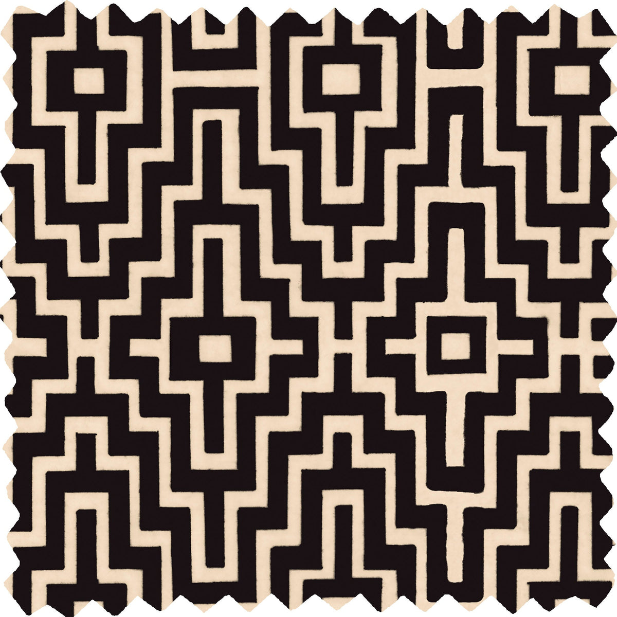 Ankara in Soot Velvet Fabric