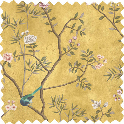 Onism Old Gold Linen Fabric