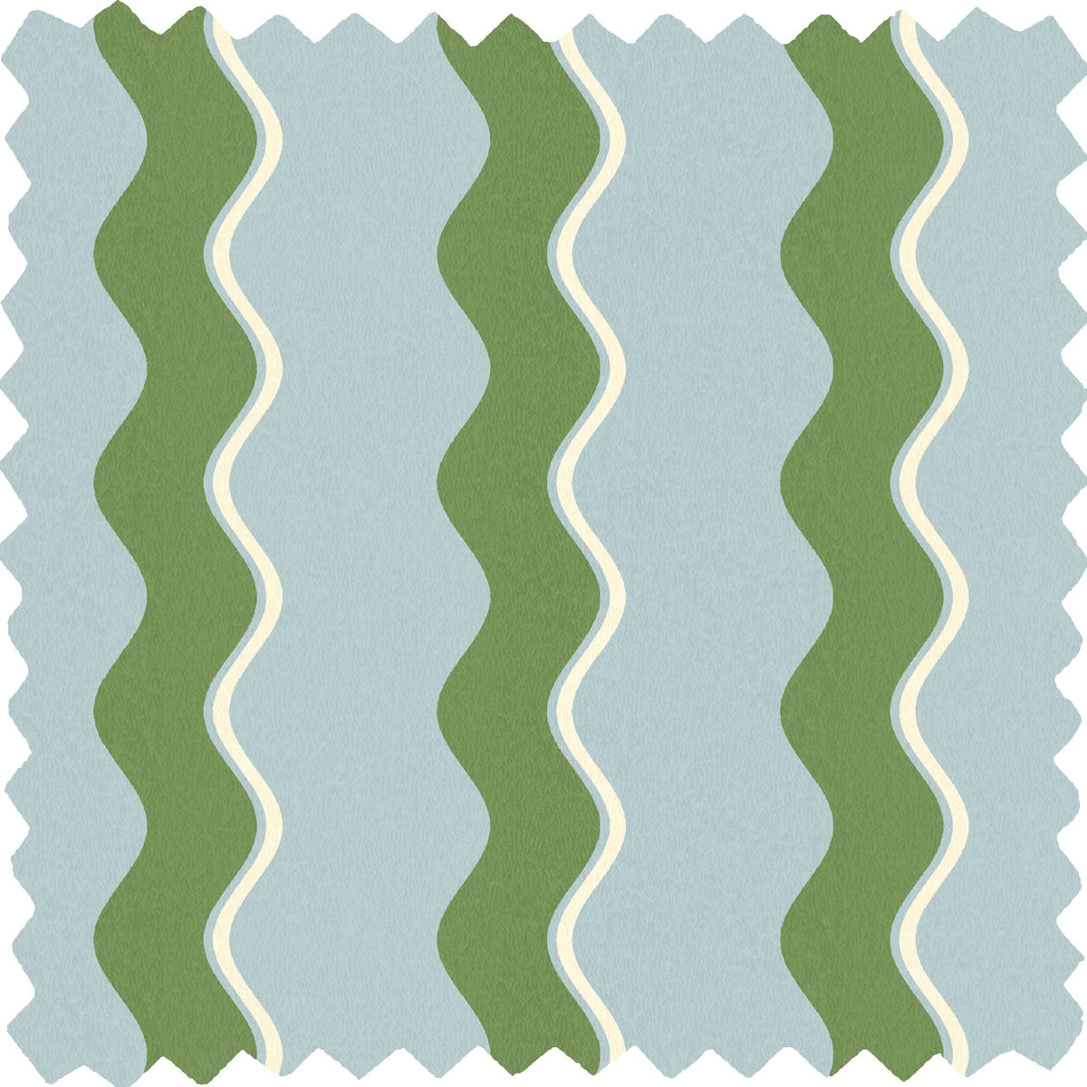 Cari Wave Pacific Blue Linen Fabric