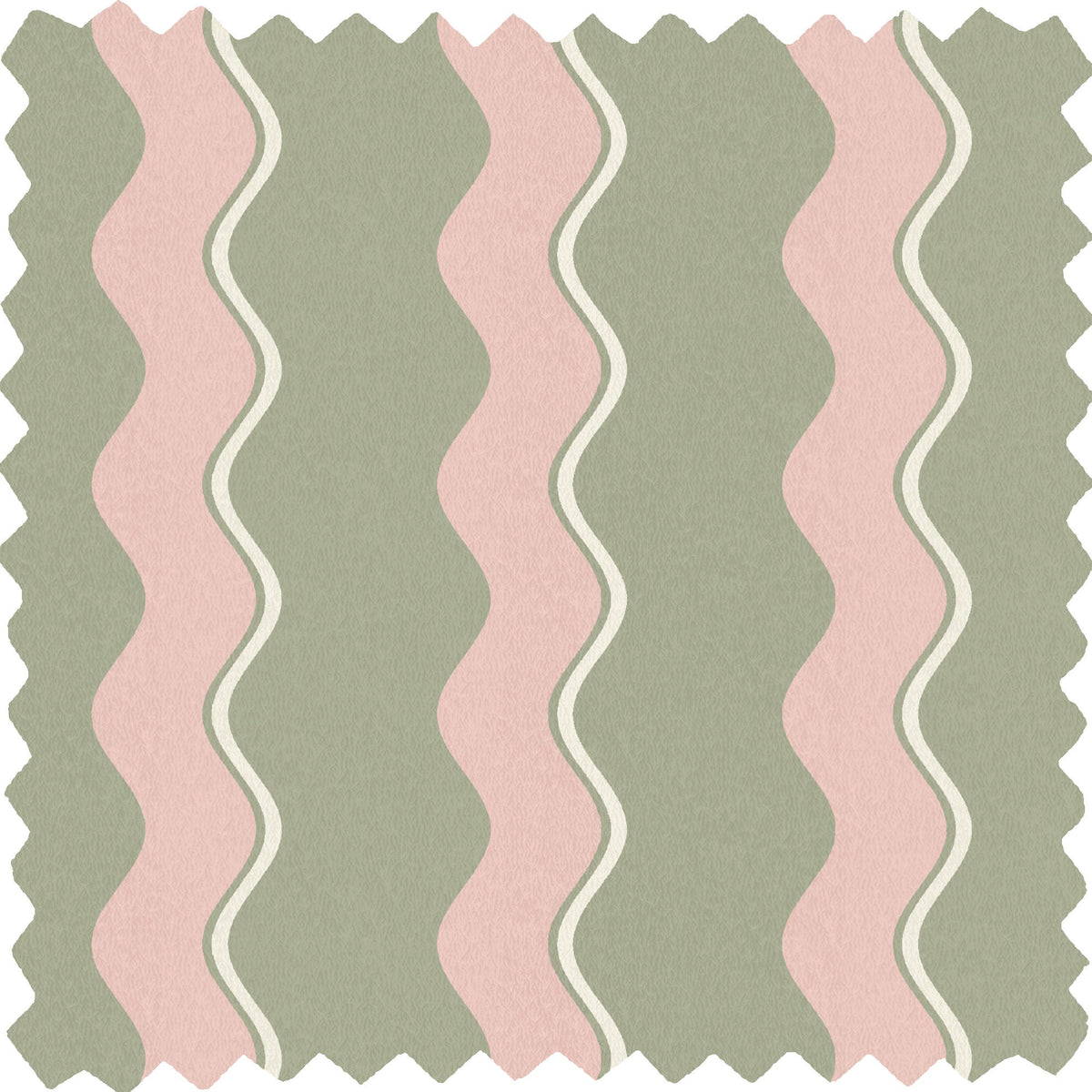 Cari Wave Bracken Linen Fabric