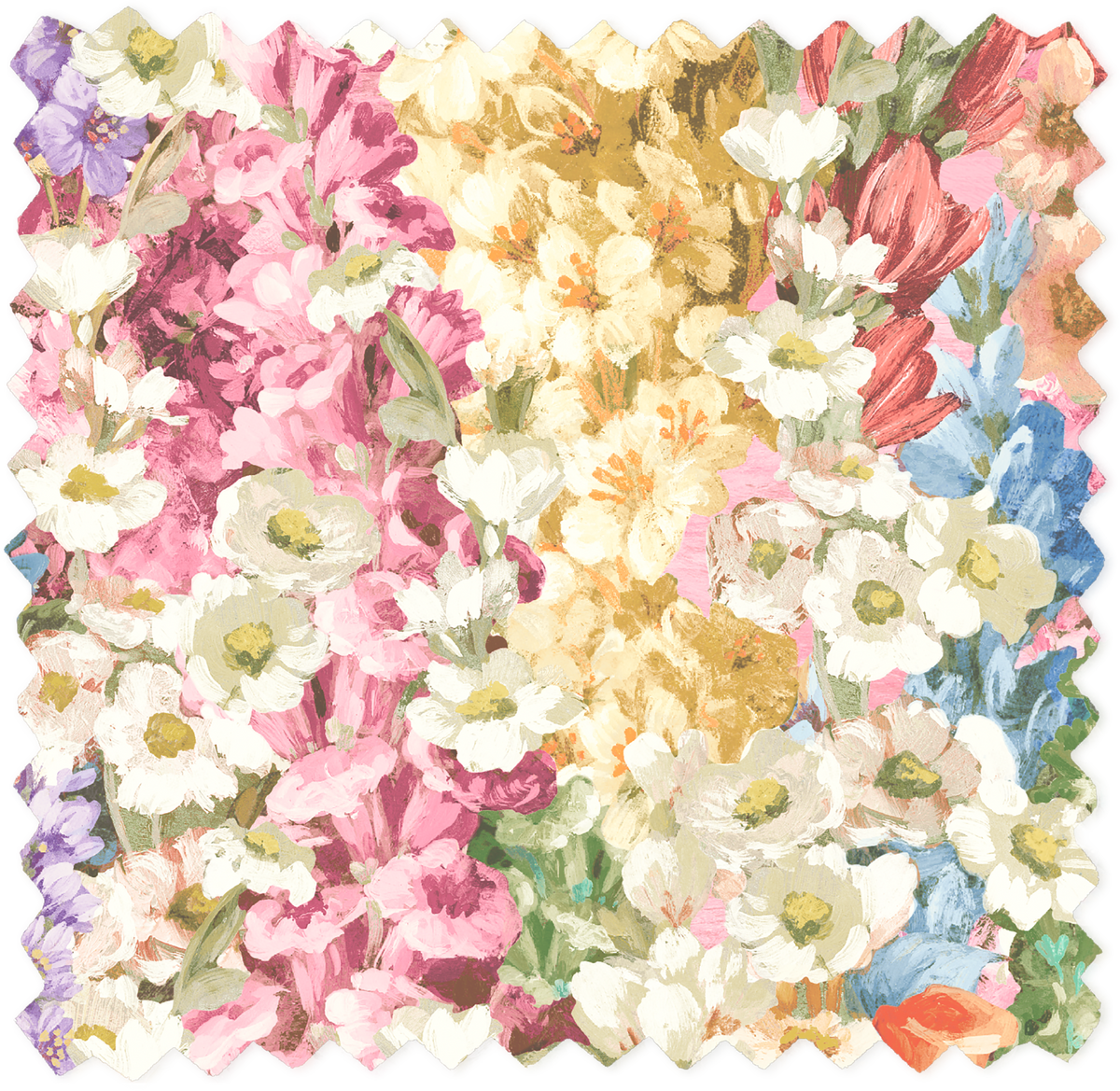 Alcea Summer Velvet Fabric