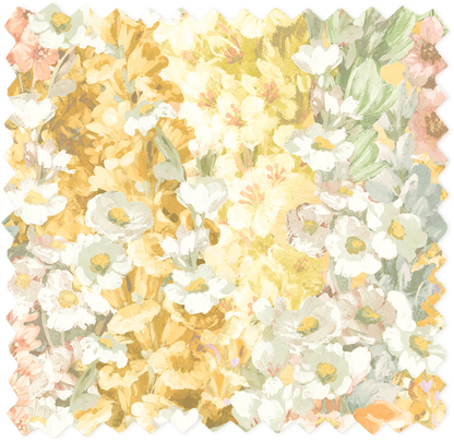 Alcea Golden Hour Linen Fabric