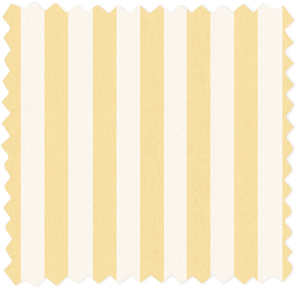 Jockey Stripe Mellow Yellow Linen Fabric