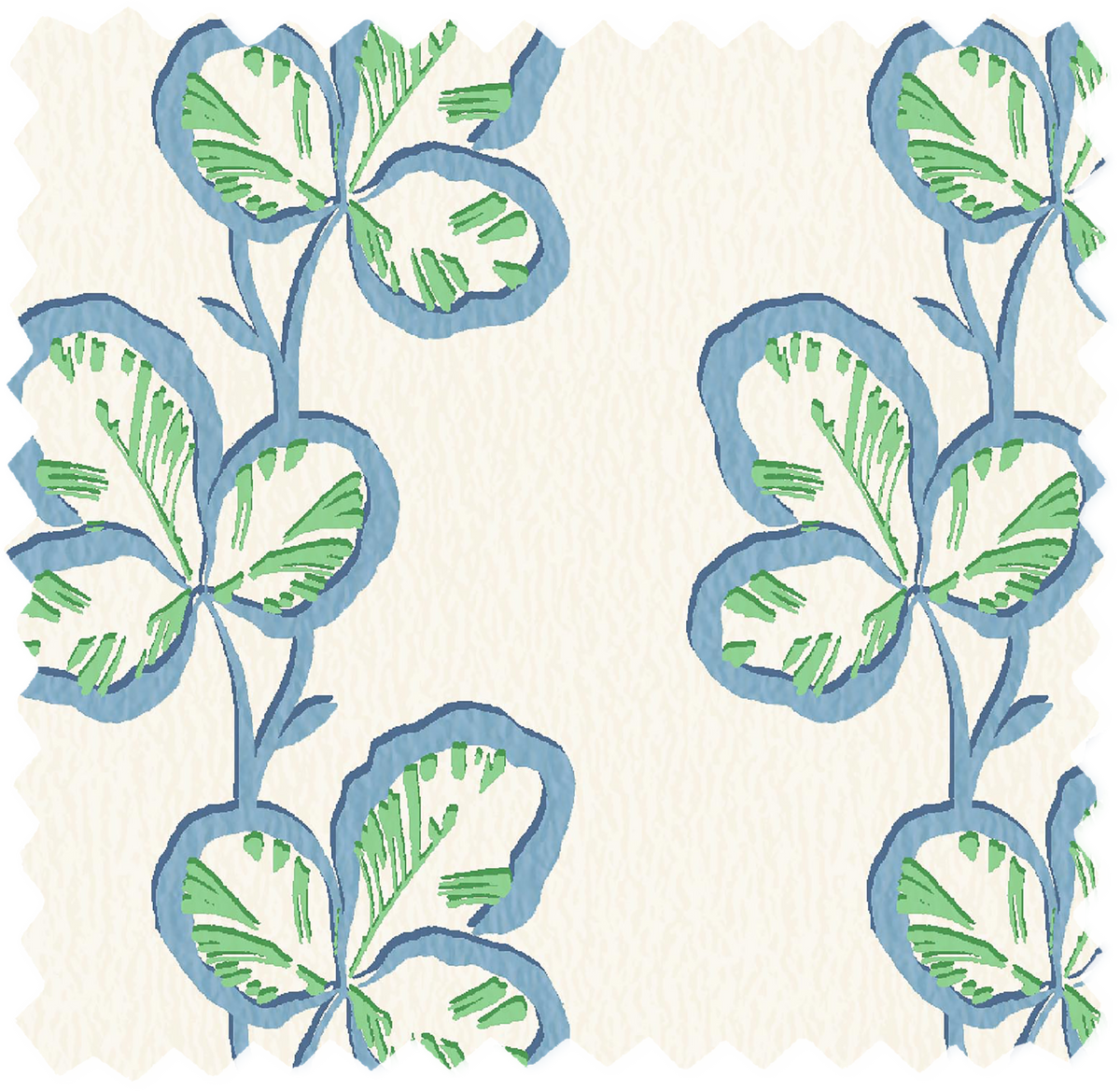 Paddy Denim Green Linen Fabric