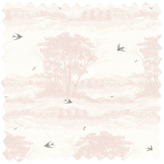 Zephyr Blush Linen Fabric