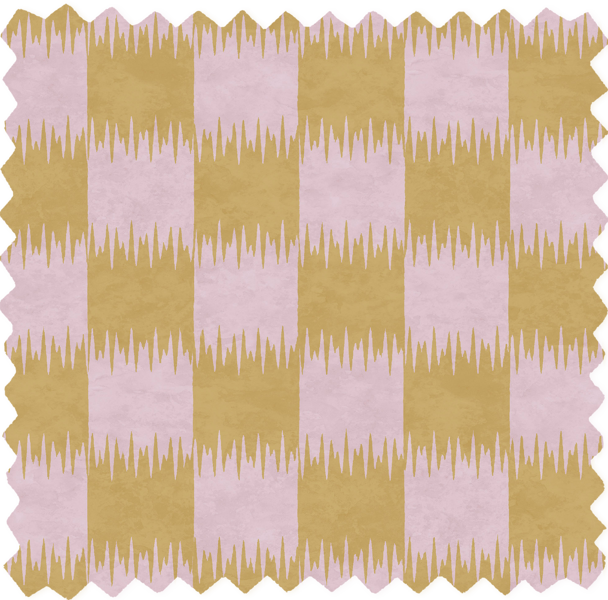 Checkmate Pistachio Cream Linen Fabric