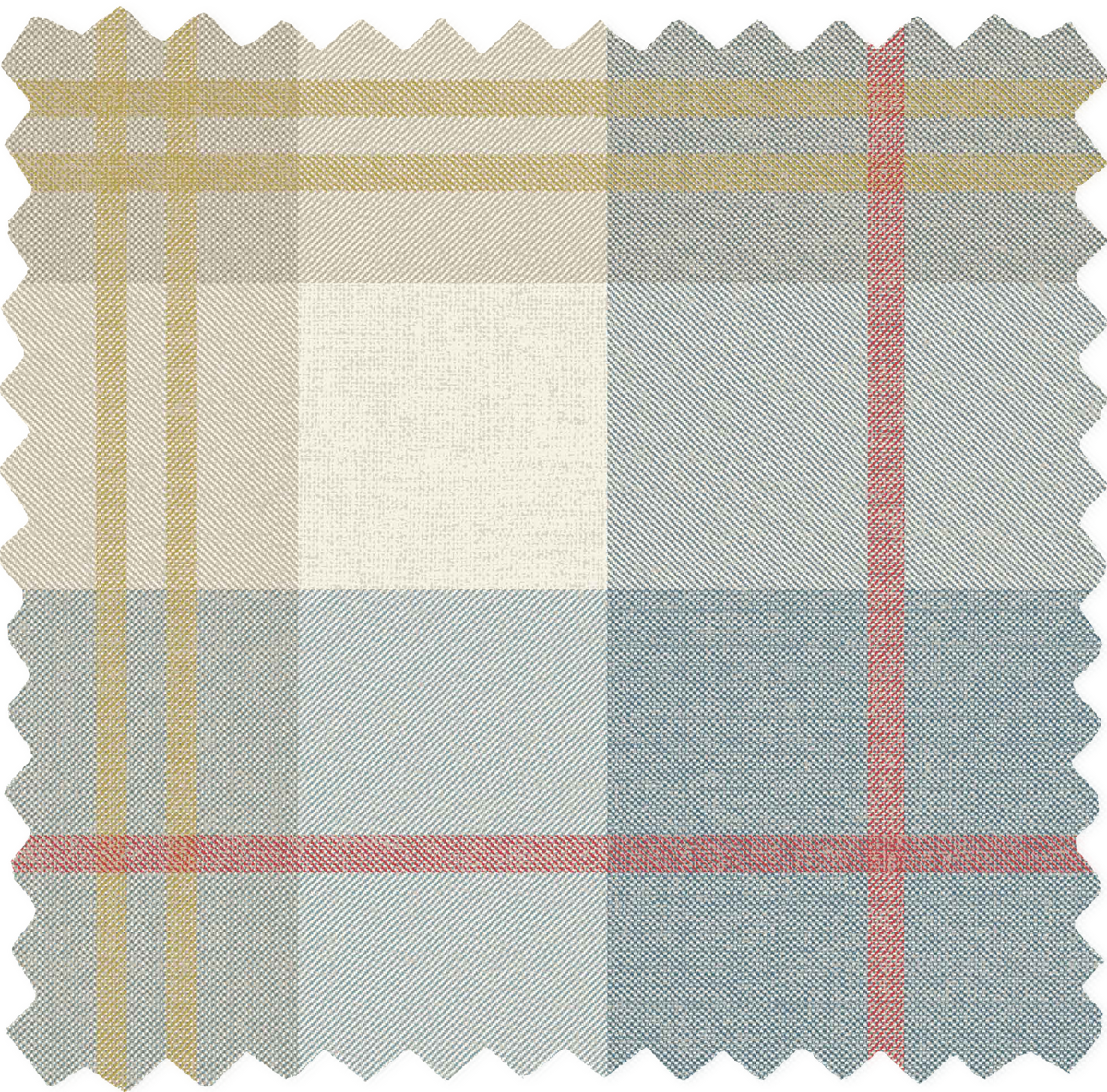 Tartanowski Denim Blue Linen Fabric