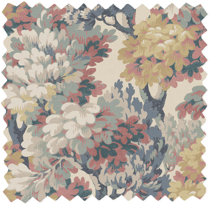 Ennerdale Dusky Bloom Linen Fabric