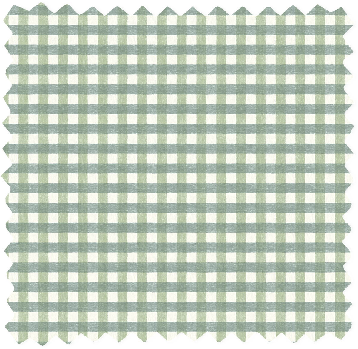 Vichy Check Hunter Green Linen Fabric