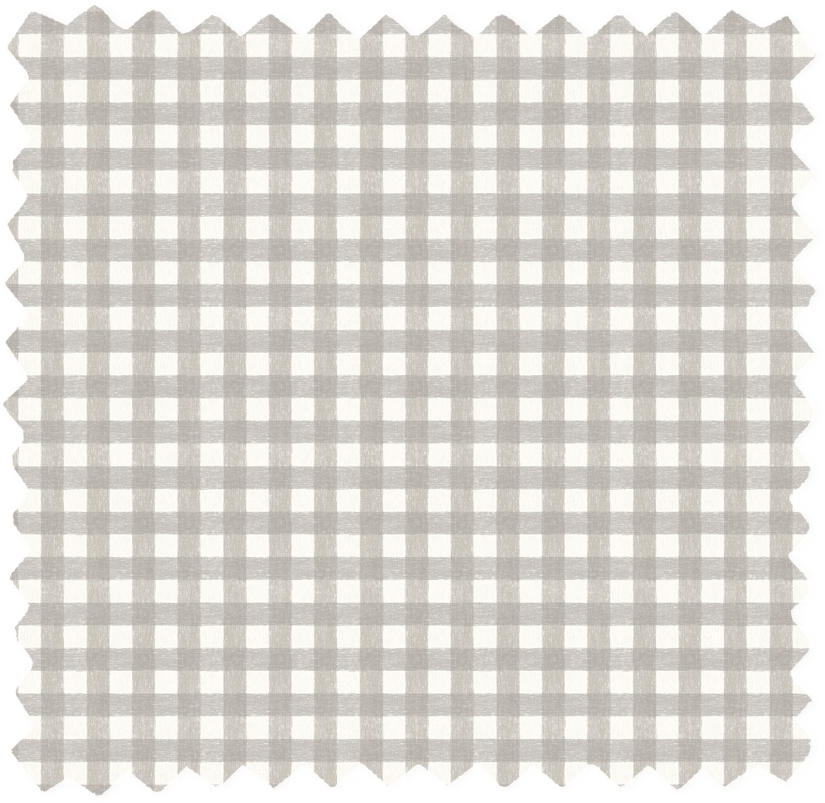 Vichy Check Latte Linen Fabric
