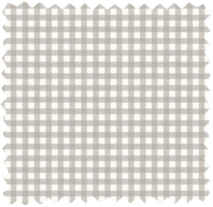 Vichy Check Latte Linen Fabric