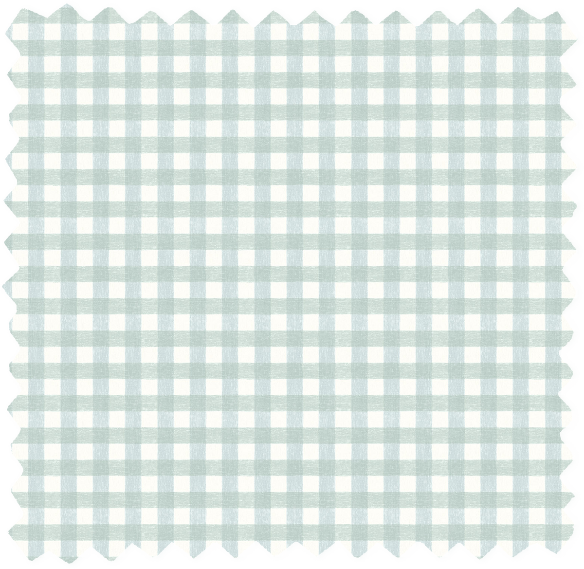 Vichy Check Duck Egg Linen Fabric