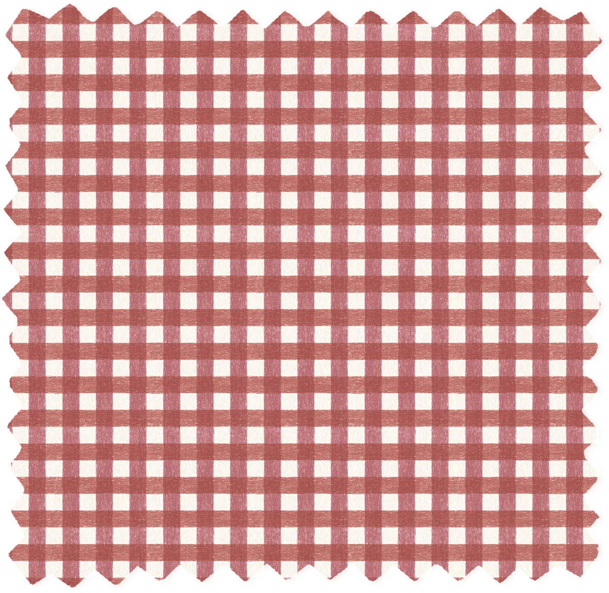 Vichy Check Bramble Linen Fabric