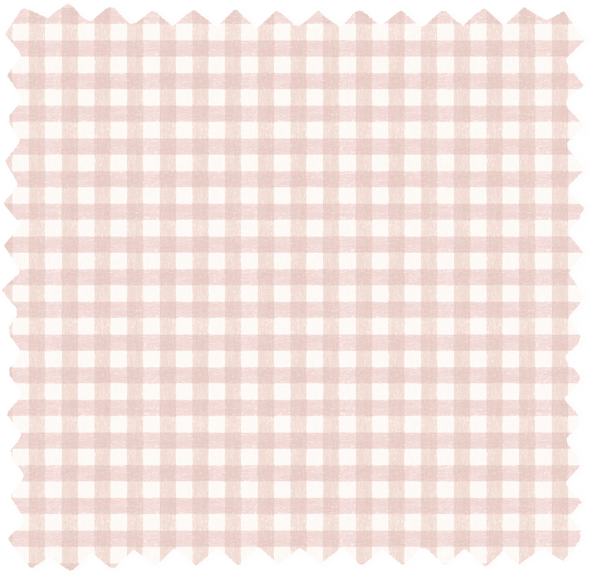 Vichy Check Blush Linen Fabric