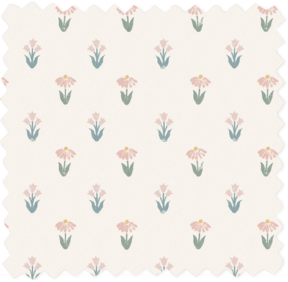 Lydia Old Rose Linen Fabric