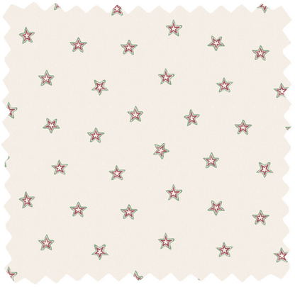 Cosmic Ruby Linen Fabric