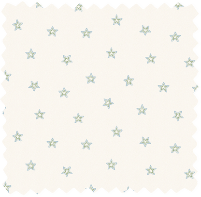 Cosmic Blue/Green Linen Fabric