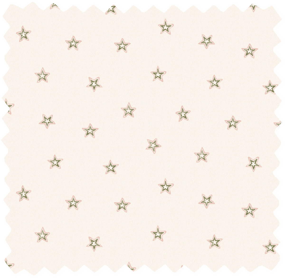 Cosmic Olive/Blush Linen Fabric