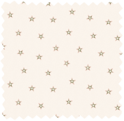 Cosmic Olive/Blush Linen Fabric