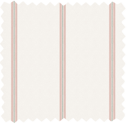 Ziggy Stripe Calamine Linen Fabric